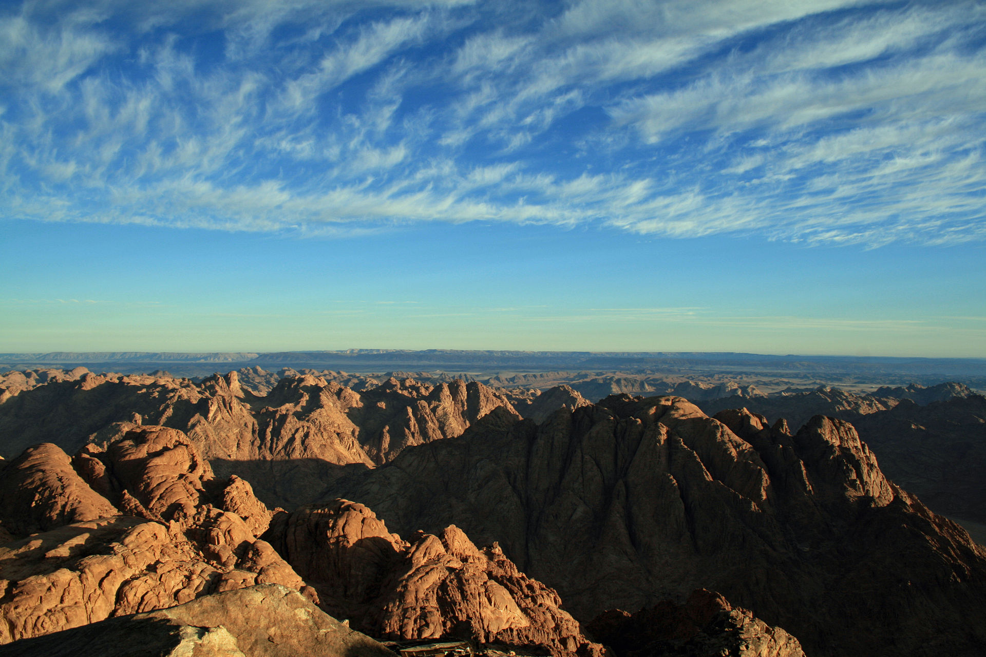 Photo du massif du Sinaï
